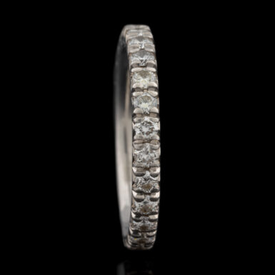 Pre-Owned Diamond Eternity Band in Platinum