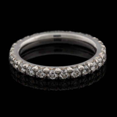 Pre-Owned Diamond Eternity Band in Platinum