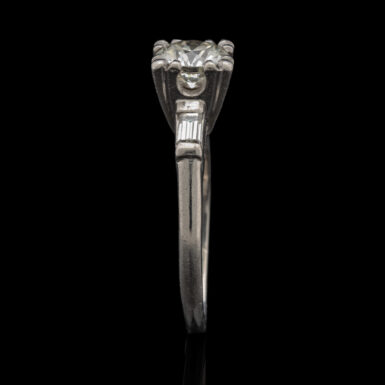 Antique 1.40 Carat TW Diamond Ring in Platinum