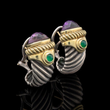 Pre-Owned 18K & Sterling David Yurman Earrings