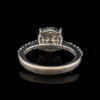 Pre-Owned 14K Cushion Shape Diamond Cluster Ring