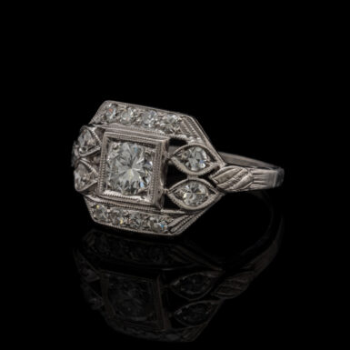 Antique Platinum & Diamond Ring