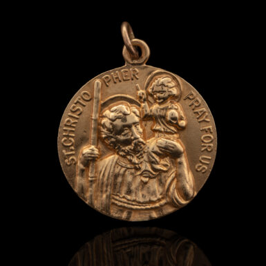 Pre-Owned 14K Saint Christopher Medallion