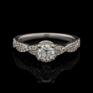 Pre-Owned .76 ct tw Leo Diamond Engagement Ring