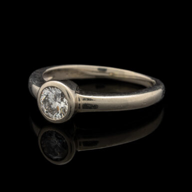 Pre-Owned .65 Carat Diamond Ring in 14K White Gold