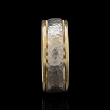 Pre-Owned 14K Hammered Wedding Band