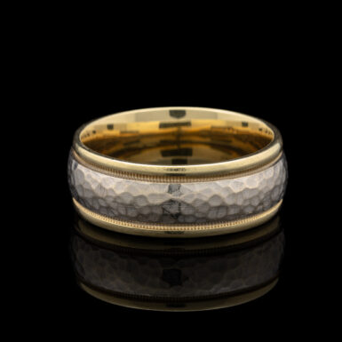 Pre-Owned 14K Hammered Wedding Band