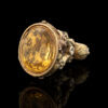 Antique Victorian Citrine Watch Fob in 15K