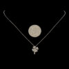 Pre-Owned Diamond 4-Leaf Clover Necklace in 18K
