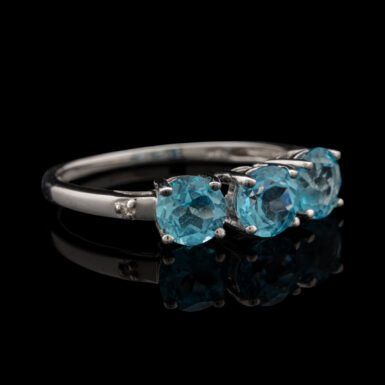 Pre-Owned Blue Topaz Ring in 10K