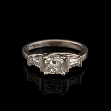 Pre-Owned 1.40 Carat tw Diamond Ring in 14K White Gold