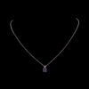 Pre-Owned Tanzanite Pendant in 14K White Gold