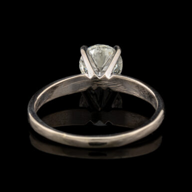 Pre-Owned 1.0 Carat Solitaire Diamond Ring in 14K White Gold