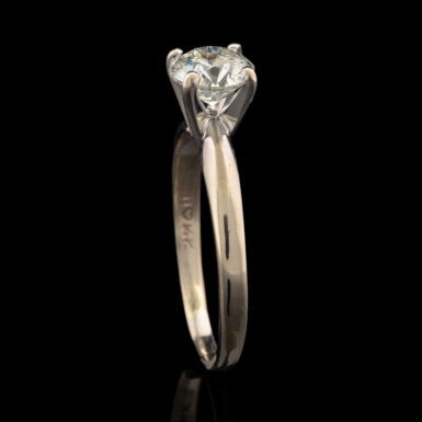 Pre-Owned 1.0 Carat Solitaire Diamond Ring in 14K White Gold