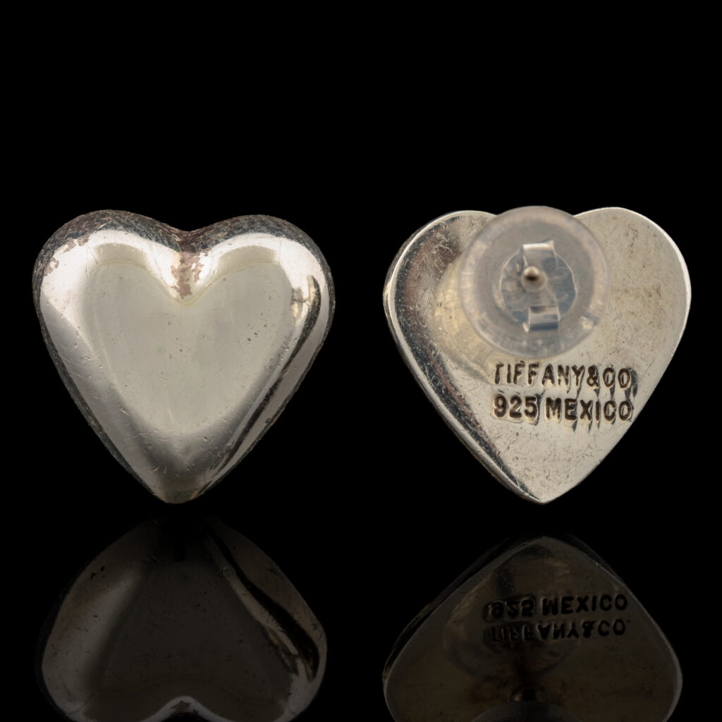 Tiffany & Co. Pre-Owned Heart Earrings in Sterling