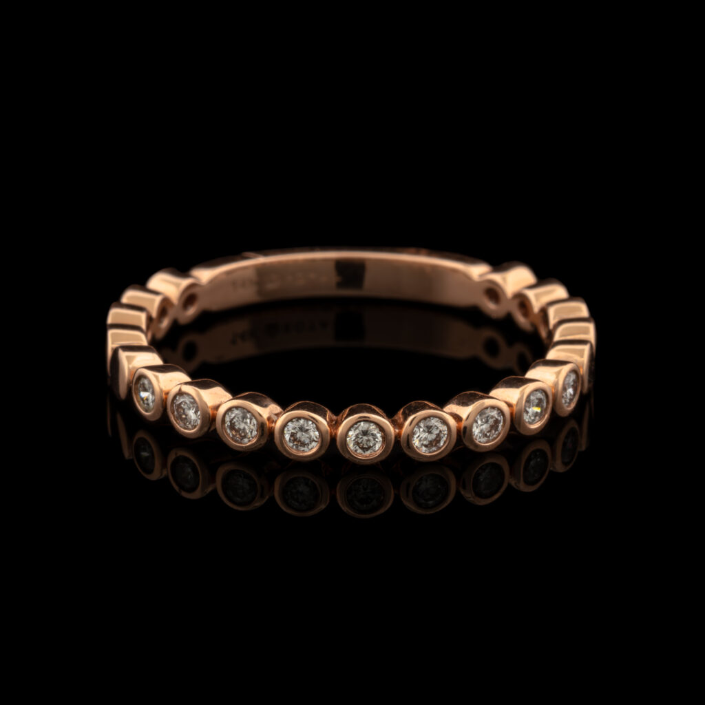 Pre-Owned Diamond Band in 14K Rose Gold