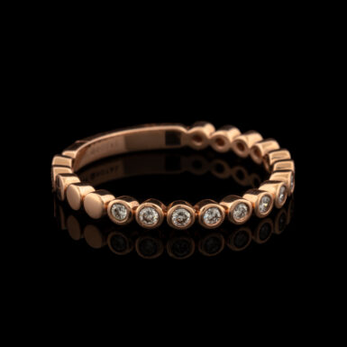 Pre-Owned Diamond Band in 14K Rose Gold