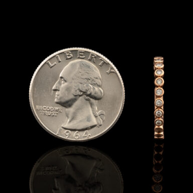 Pre-Owned Diamond Band in 14K Rose Gold