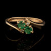 Pre-Owned Emerald Ring in 10K