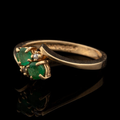 Pre-Owned Emerald Ring in 10K