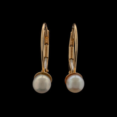 Pre-Owned Pearl Earrings in 14K