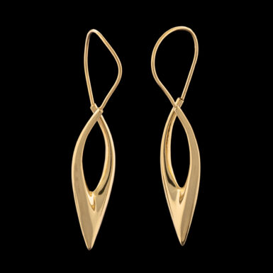 Pre-Owned Freeform Earrings in 14K