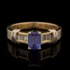 Pre-Owned Tanzanite & Diamond Ring