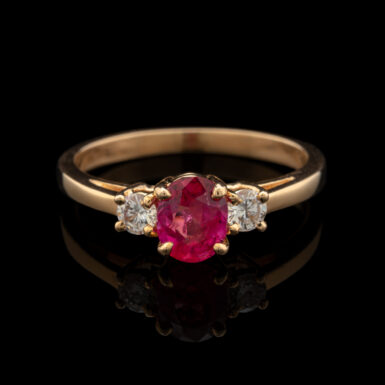 New Ruby & Diamond Ring in 14K