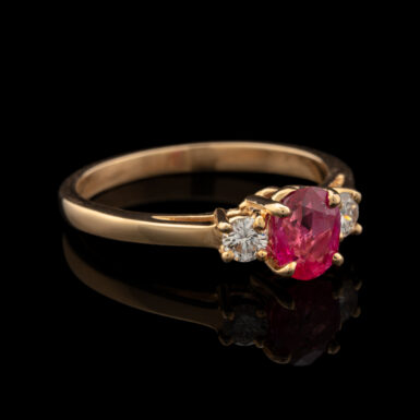 New Ruby & Diamond Ring in 14K