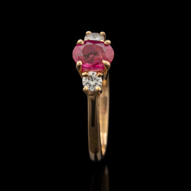 New Ruby & Diamond Ring in 14K