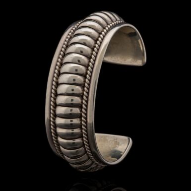 Tommie Charlie Pre-Owned Navajo Silversmith Cuff Bracelet