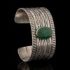 Vintage Navajo Sterling Turquoise Cuff Bracelet