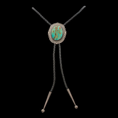 Jeanette Dale Pre-Owned Artistian Sterling Silver Turquoise Bolo