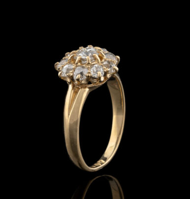 Pre-Owned Antique Diamond Cluster Ring
