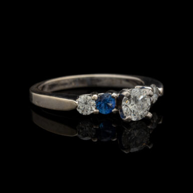 Pre-Owned Diamond & Sapphire Ring