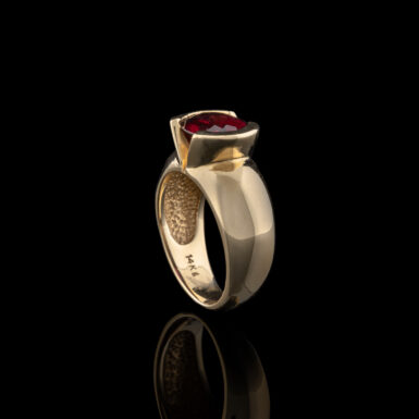 Pre-Owned 14K Almandine Garnet Ring