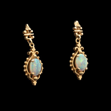 Pre-Owned Opal Earrings in 14K