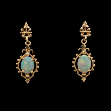 Pre-Owned Opal Earrings in 14K