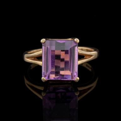 Pre-Owned 5 Carat Amethyst Ring