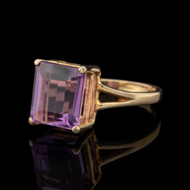 Pre-Owned 5 Carat Amethyst Ring