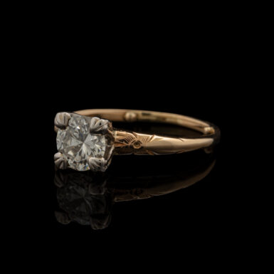 Antique Old European Cut Brilliant Diamond Ring