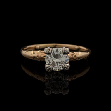 Antique Old European Cut Brilliant Diamond Ring