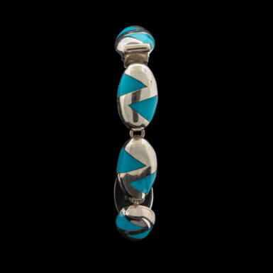 Fortino Mota Vintage Sterling & Enamel Bracelet