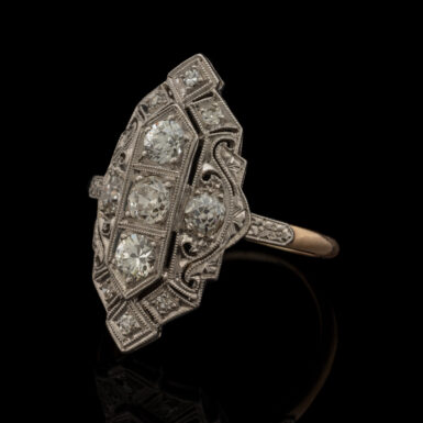 Antique 1.85 ct tw Diamond Filigree Ring