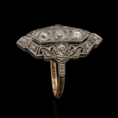 Antique 1.85 ct tw Diamond Filigree Ring
