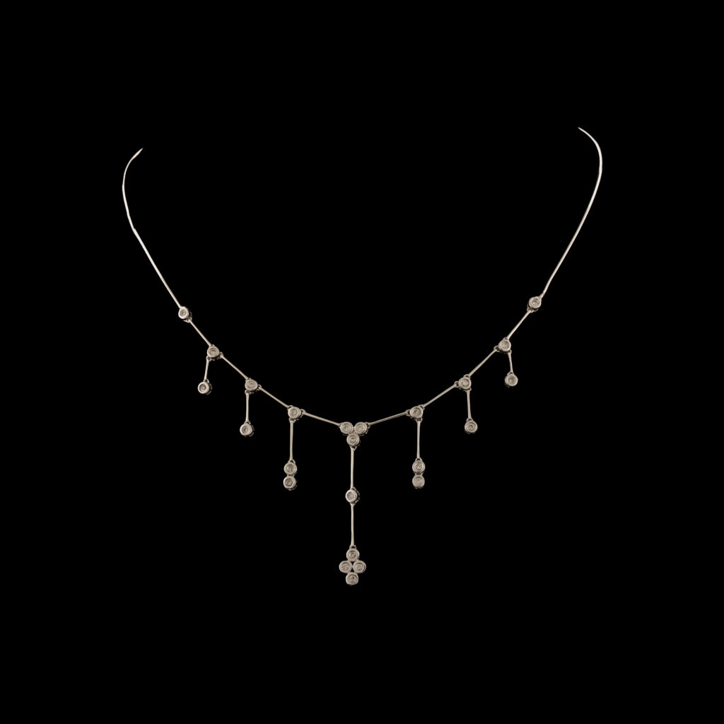 Pre-Owned .52 ct tw Diamond Necklace in 14K White Gold