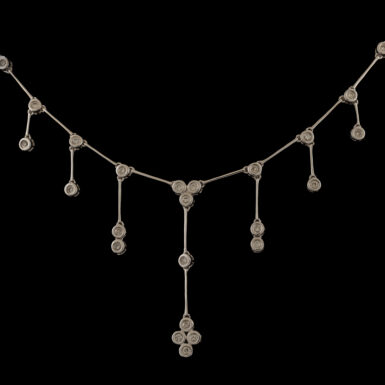Pre-Owned .52 ct tw Diamond Necklace in 14K White Gold