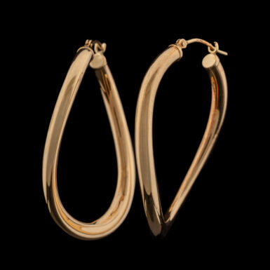 Pre-Owned 14K Hoop Earrings