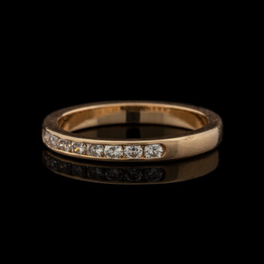 Pre-Owned 14K Yellow Gold Diamond Band