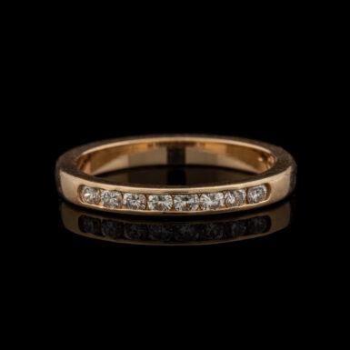 Pre-Owned 14K Yellow Gold Diamond Band